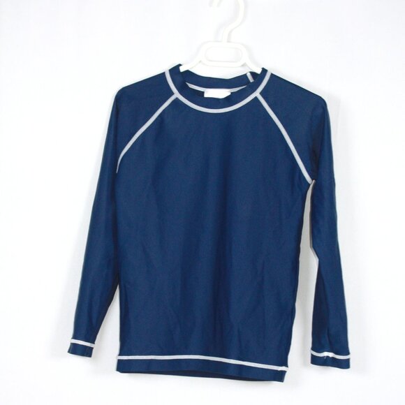 Hanna Andersson Navy Blue Rash Guard Size EU 120 US 6-7 - Picture 2 of 6